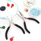 Flat Nose Pliers for Jewelry Making, Mini Wire Cutters for Bending Straightening Ring Opening, 5 Inch, Black - style: Flat Nose Pliers