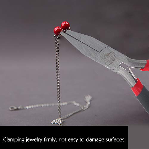 Flat Nose Pliers 5 Inch Smooth Jaw Pliers for Jewelry Making, Wire Wrapping Bending