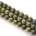 6mm Green Tea Stone Beads Natural Crystal Gemstone Round Loose Beads for DIY Jewelry Making 15"/Strand - color: Green Tea Stone, size: 6mm