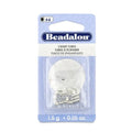 Beadalon Crimp Tubes, Size #4, Silver Plated, 1.5 g, Approx. 25 pc - color: Silver, size: Size #4, 25 pc
