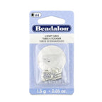 Beadalon Crimp Tubes, Size #4, Silver Plated, 1.5 g, Approx. 25 pc - color: Silver, size: Size #4, 25 pc