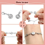 925 Silver and Gold Magnetic Necklace Clasps, Round Necklace Clasp Closures for Jewelry Making,Magnetic Necklace Clasps and Extenders,for Bracelet Necklace and Accessories (4pcs Gold) - color: 4pcs gold