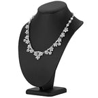 Polmart Modern Necklace Display Bust (Black Leatherette, 11 ½”H) - color: Black Leatherette, size: 11 ½”H