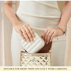 Small Jewelry Box, Easy Carried Travel Jewelry Organizer PU Leather Mini Holder Box Storage Case Portable, Necklace, Earring, Rings, Bracelets, Pure White - color: Pure White