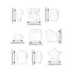 Graduation Polymer Clay Cutters Set - 9pcs Sharp & Durable Class of 2026, Grad, Owl, Cap, Gown, Cake & Star Shapes for DIY Earring Jewelry Making, Soft Clay Crafts & Class Party Supplies - color: 2N color