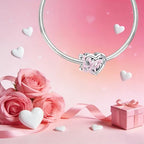 Mother Heart Charms for Bracelets Love Mom Flowers Charm Jewellery for Women - style: Entwined Heart & Butterfly Charm