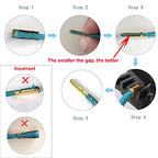 Hand Aglet Crimping Pliers, Metal Shoelace Aglets Crimper Tools for Attach Metal Sheath Aglets to the End of Laces Hoodie Shoelaces Tips DIY Installation 3.5, 4, 5 mm