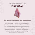 Dainty Gold Necklace for Women,Trendy 18k Gold Vermeil Sterling Silver Choker Necklace Thin Beaded Choker Necklaces Womens Simple Jewelry Gift for Valentines Day - color: October - Pink Opal