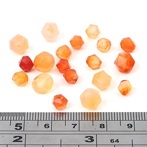 BEADIA Faceted Natural Sunstone Stone Round Beads 6mm 36cm/Strand for Jewelry Making - color: Sunstone, size: 6mm