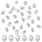 PH PandaHall 50PCS 925 Sterling Silver Beads for Jewelry Making, 4.5mm Triangle Brass Spacer Beads Long-Lasting Plated Loose Beads for Bracelet Necklace Earring Jewelry Making, Hole: 1.8mm - color: 925 Sterling Silver