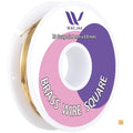 Square Brass Wire 20ga, 30ft – Versatile Raw Brass for Metalworking & Jewelry - color: 20 Gauge(0.8x0.8mm)