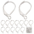 SUNNYCLUE 1 Box 100Pcs Leverback Earring Hooks 304 Stainless Steel Earwires Earrings Hook Bulk with Loop Leverbacks Ear Lever Back for Jewelry Making Findings Ear Backs Closed Clasps - color: 100pcs Stainless Steel Leverback Earwires