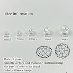 600pcs Crystal Glass Beads 3mm 4mm 6mm 8mm 10mm Rondelle Faceted Crystal Beads Spacer Beads for Necklace Bracelet Earrings DIY Jewelry Crafts Making Supplies(Clear AB) - color: Clear AB