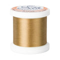 YLI Threads Silk Thread – 100 wt Fine Japanese Silk for Appliqué, EPP, and Quilting - Dull Gold - color: Dull Gold