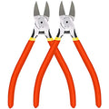 2 Pack Wire Cutters MC-180, Ultra Sharp 6 inch Precision Flush Side Cutters with Longer Cutting Edge, Powerful Heavy Duty Pliers, Ideal for Cables, Wires, Zip Ties, Electrical & Most Cut Needs - color: 6"- Pack 2