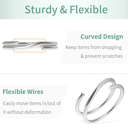 Pawfly 100 Pack 3/5 Inch Mini Split Jump Ring with Double Loops Small Metal Rings Connectors for Jewelry Necklaces Bracelets Earrings Crafts Ornaments and DIY Arts - size: 3/5 Inch,100 PCS
