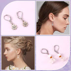 24 Pcs Leverback Earring Hooks, Stainless Steel Clasp Hoop, Hypoallergenic Dangles Earring Hooks, French Ear Wire Findings for Women, DIY Crafts, Jewelry Making (Silver) - color: Silver 24pcs