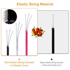 Stretchy Bracelet String Kit(4 Rolls Mixed), 1.0mm Elastic Cord for Beading, Tensile String for Crafts, DIY Friendship Bracelet String for Bracelets, Necklace, Jewelry Making, Crafts and Sewing