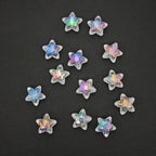 INSPIRELLE 50 Pieces Acrylic Large Star Beads 20mm Crystal AB Beads for Jewelry Craft Making - color: 50x Large Crystal AB Stars