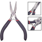 5 Inch Flat Nose Pliers Wire Pliers for Jewelry Making, Wire Wrapping Bending - 2 Pack - style: Flat Nose