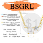 Pearl Necklace for Women- 14K Gold-plated/White Gold-plated Dainty Pearl Necklace for Women - color: Gold CZ pearl 372