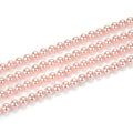 48pcs Adabele AAA Grade 8mm Natural Shell Pearl Loose Round Beads Freshwater Mother of Pearl Nacre 15 inch (Pink) for DIY Craft Jewelry Making SP8-3 - color: Pink, size: 8mm (48pcs/1 Strand)