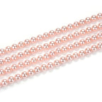 48pcs Adabele AAA Grade 8mm Natural Shell Pearl Loose Round Beads Freshwater Mother of Pearl Nacre 15 inch (Pink) for DIY Craft Jewelry Making SP8-3 - color: Pink, size: 8mm (48pcs/1 Strand)