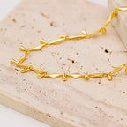 MTMY Beaded Necklaces for Women 14K Gold Plated Dainty Colorful Green/Rose Beaded Pearl Choker Necklace Delicate Boho Choker Necklace Jewelry Gift - style: Water drop beads