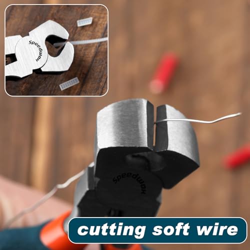 SPEEDWOX Mini End Nipper Pliers 4-Inch End Cutting Pliers Small Jewelry Making Pliers Convex Shoulder Thin Precision Wire Cutters for Cutting Jewelry Wire Nails Pulling Beading Hobby Work Craft - style: Wire Cutters