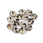 JOE FOREMAN 2x6mm Natural Dalmatian Dalmation Jasper Stone Heishi Disc Rondelle Spacer Beads for Jewelry Making Full 15" Strand Energy Stone Healing Power Crystal - color: Dalmatian Dalmation Jasper