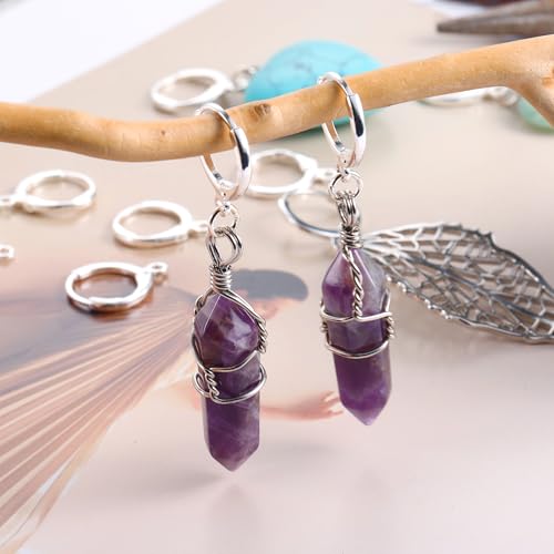 10Pcs Sterling Silver Earring Hooks Round Small Huggie Hoop with Loop Ear Leverback Hooks Hypoallergenic 14mmx2mm Ear Huggie Hoops 925 Sterling Silver Dangle Earrings Findings Jewelry Making Set - color: 10Pcs14x2mmHuggie_Silver