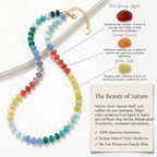 Gmai Layered Beaded Necklace for Women Colorful Trendy Snake Chain Circle Pendant Choker Gold Chain Adjustable Length Bohemian Rainbow Stackable Necklaces Jewelry Gift - style: Blue yellow red string beads