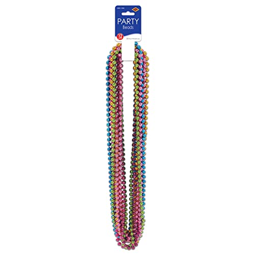 Party Beads - Small Round - size: 12-Pack, style: Bright (12-Pack)