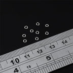 BEADIA 925 Sterling Silver Jump Rings 0.5x2.5mm 150pcs for Jewelry Making Findings - size: 0.5x2.5mm