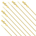 Crisjanggo 10 Pcs Stainless Steel Adjustable Necklace Chains 20 Inch Gold Plated 1 mm Thin Chain Bulk with Rubber Stopper for Jewelry Making - color: Gold Box