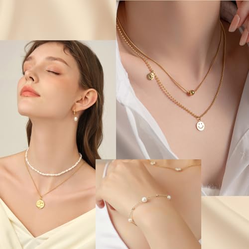 14k Gold Necklace Chains for Jewelry Making, Total 27 Feet 8 Rolls Bracelet Chains for DIY, 3.3 Feet Each Style, 14K Gold Plated Chain with Jump Rings/Lobster Clasps/Connectors - color: 14k Gold-27 Feet 8 Rolls