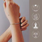 Natural Crystal Cut Bead Bracelet, 925 Silver Faceted Gemstone Jewelry for Women, Handmade Chakra Design Gift for Birthday Christmas Daily Wear - color: Green Peridot