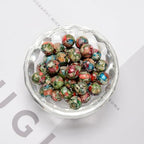 122Pcs(2 Strand/Set) 6mm Green Red Imperial Jasper Smooth Round Beads Natural Stone Beads AAA Grade Premium Round Gemstone Genuine Real Stone Loose for DIY Bracelet Jewelry String Making - color: Green Red Imperial Jasper, size: 6mm