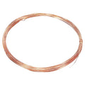 PATIKIL 32.8 Feet Solid Bare Copper Wire, 26 Gauge 99.9% Pure Copper Wire 0.45mm Soft Beading Wire Metal Plant Stem Ties for Jewelry Craft (10m) - size: 0.45mmx10m