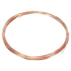 PATIKIL 32.8 Feet Solid Bare Copper Wire, 26 Gauge 99.9% Pure Copper Wire 0.45mm Soft Beading Wire Metal Plant Stem Ties for Jewelry Craft (10m) - size: 0.45mmx10m