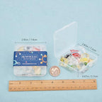 SUNNYCLUE 1 Box 12pcs Goldfish Water Bag Charms Ocean Shell Turtle Resin Pendant Charm Bulk for Jewelry DIY Necklace Bracelet Earrings Making - color: 1 Box 12pcs Goldfish Water Bag Charms
