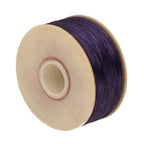 The Beadsmith Nymo Thread – 10-Pack Dark Purple Color – Size D, .30mm Diameter, 64 Yard/58.5 Meter Spool – Made of Nylon – Bead Embroidery & Weaving, Off Loom & Loom Work and DIY Craft Projects - size: Size D, 64 Yards, style: Dark Purple