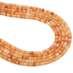 BEADIA Natural Red Aventurine Spacer Beads Caps Rondelle Disk Loose Beads for Beading Jewelry Making 4mmx2mm 38cm - color: Red Aventurine, size: Rondelle Disk 4mm x 2mm