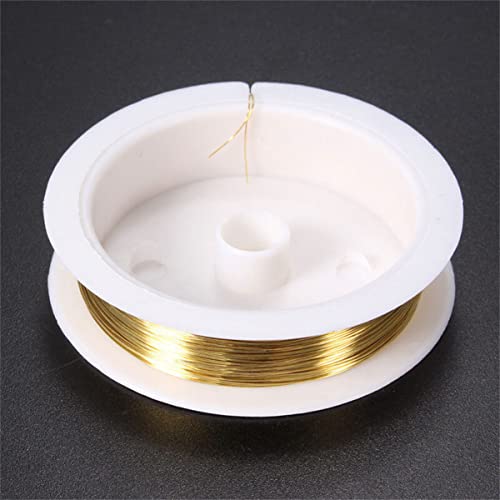 3 Rolls Jewelry Beading Wires, 0.2mm/ 32 Gauge Tarnish Resistant Copper Wires for Jewelry Making Supplies and Craft