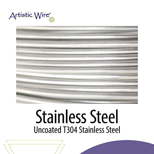 Artistic Wire, 28 Gauge Stainless Steel Craft Wire, 15 yd - size: 28 Gauge, style: Dispenser Spool