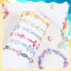 Augshy 700pcs Cute Acrylic Mini Shell Fish Starfish Beads for Party Decoration Making DIY Craft Accessories - style: Ocean Style