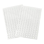 324 Pcs Clear Dewdrop Droplets Stickers Self-Adhesive Round Water Drops Embellishments Flatback Resin Round Craft Beads for DIY Scrapbooking Crafts Card Making Decor Accessories