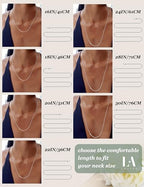 LOLIAS 2Pcs Stainless Steel Chain Necklace for Women - 1mm Thin & Strong Silver Chain Necklace - Hypoallergenic Snake Box Necklace, 16 18 20 22 24 28 30 Inch