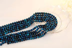 QINJIEJIE 60PCS Aquamarine Tiger Eye Beads 8mm Stone Beads Round Loose Gemstone Bead for Bracelet Beading Crystal Making DIY Necklace Earrings 0.32" - color: Aquamarine Tiger's Eye, size: 60PCS