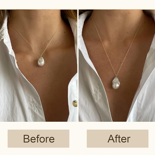 FAMARINE Gold Silver Necklace Extender Chains for Women - color: gold B